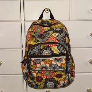 VERA BRADLEY FLOWER SHOWER - LARGE BACKPACK